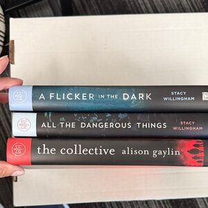 Lot of (3) BOTM: A Flicker in the Dark; All the Dangerous Things; The Collective